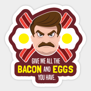 Ron Swanson Sticker